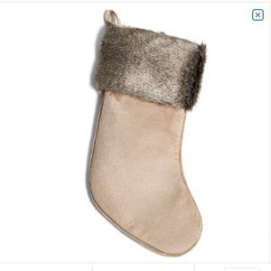 Holiday Lane Brown Cuff Stocking, created for Macy's